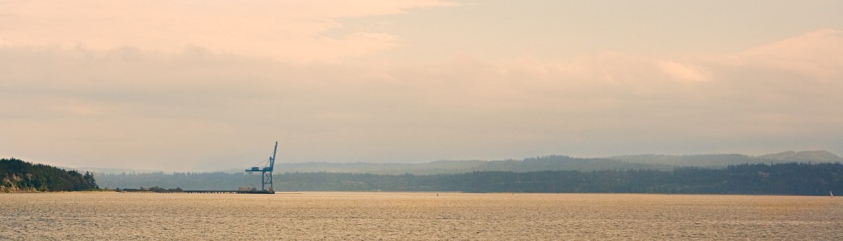 Distant Iron Against the Haze