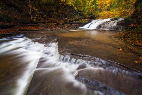 The Gold-Washed Cascade